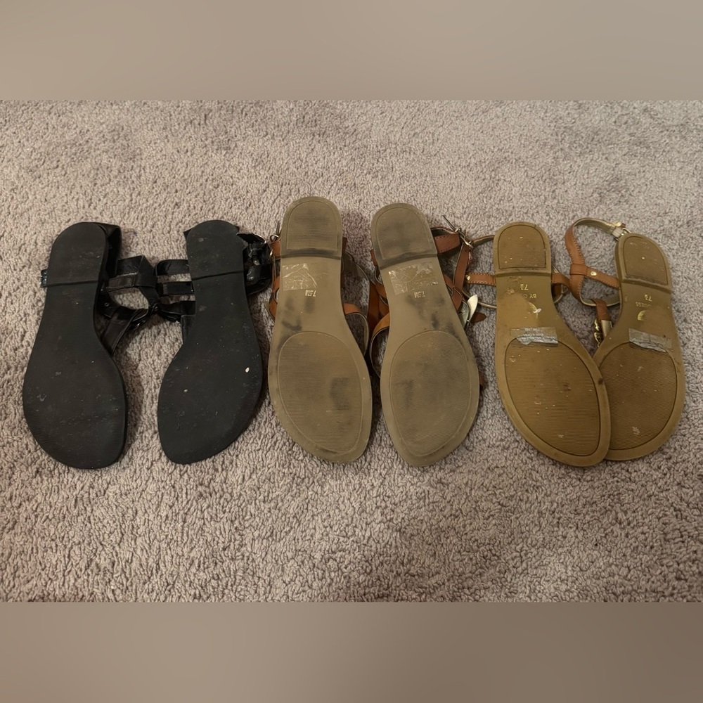 3 pair of G by Guess sandals - Picture 2 of 5